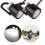 Exquisite 2pcs Motorcycle Led Headlight Motorcycle Handlebar Spotlight Warning Brake Aluminum Shell 1