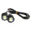 Exquisite 2pcs Motorcycle Led Headlight Motorcycle Handlebar Spotlight Warning Brake Aluminum Shell 2