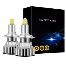 H7 LED-Scheinwerferlampen, 24 Csp 8 Seiten 360-Grad-Auto-LED-Beleuchtung, 120 W 18000 lm 6500 K Nebelscheinwerfer