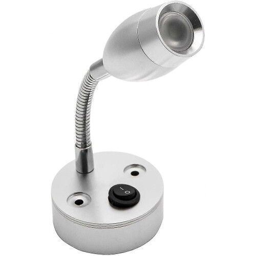 Spot Light Switch Campervan Caravan Small Boat Caravan Light (silver) (1pcs)