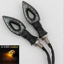 2x LED Blinker Licht Bernstein Für Kawasaki Ninja 250R 500R 300 EX250 EX300 500 w12693339