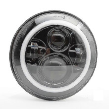 Faro anteriore per moto Faro anteriore da 7 pollici a LED per moto per Wrangler Faro a LED (1 pz,