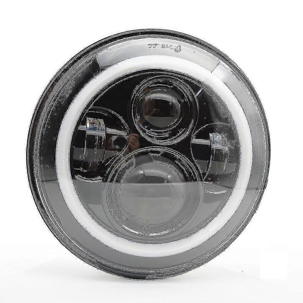 Motorcycle Headlight Front Headlight 7 Inch Led Motorcycle Headlamp For Wrangler Led Headlight(1pc,