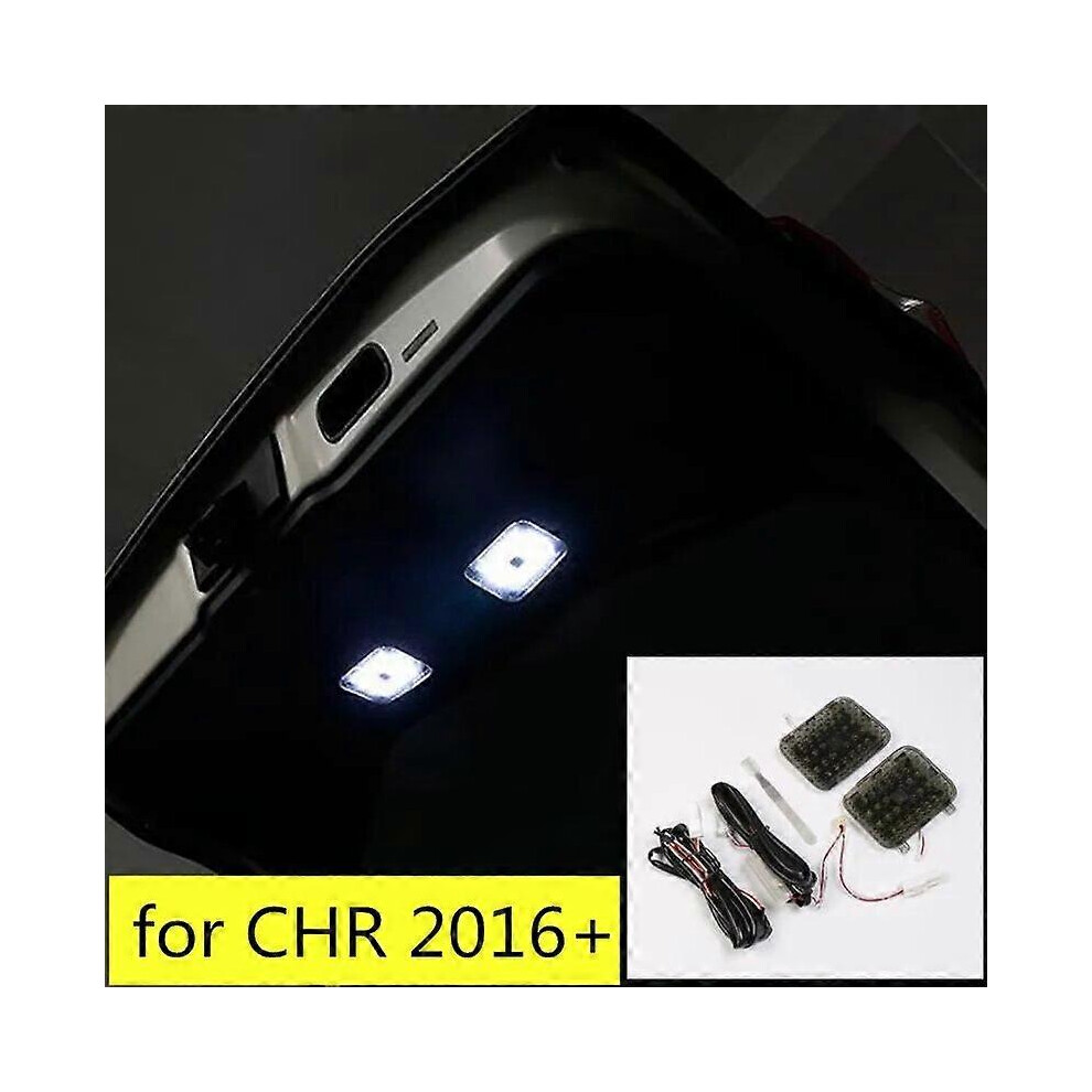 1 paire de lampes de coffre 12 V pour Toyota CHR C-HR C HR 2016 2017 2018 2019, lampes de lecture de