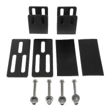 Lot de 2 supports d'éclairage pour barres de toit de voiture, barre transversale, support de montage