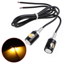2 pezzi di luce di segnalazione a LED per moto, luce targa a LED super luminosa, mini luce di direzione