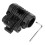 Plastic Quick Release Flashlight Clamp Clip Mount Accessory for Fast Helmet (Black) 2