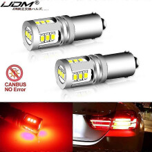 iJDM Auto Brilliant Red 12V H21W BAY9s LED-lampen voor BMW 2014-2017 F32/F33/F82 4-serie remlichten
