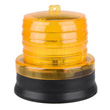 2V Solar Blinkende Strobe Beacon Notfall LED Warnleuchte Auto Auto Lampe Gelb