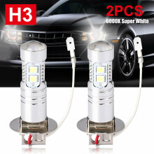 H3 LED Nebelscheinwerfer Umbausatz Superheller Canbus 6000K Weiß 100W