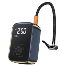 Compresseur d'air portable, pompe électrique pour voiture, gonfleur automatique de pneus avec lumière