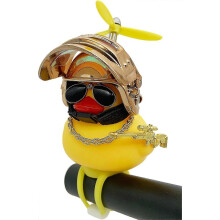 Sonnette de vélo en forme de canard, sonnette et phare de vélo, éclairage de vélo, accessoires de vélo,