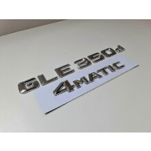 Gle350d 4matic Zilver Chroom Letter Nummer Achter Badge Embleem Gle Klasse Mercedes