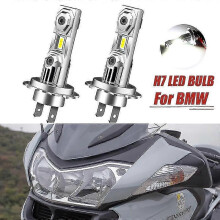 1 lampadine per fari a LED H7 bianche da 60 W e 12000 lm per moto, per BMW R1200GS 2004-2018 R1200RS