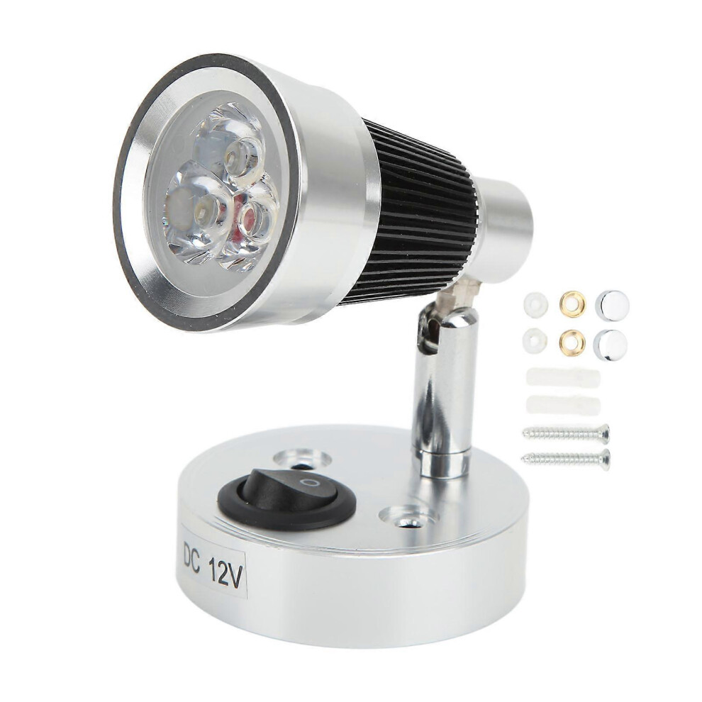 Lampe de lecture LED pivotante à 90, éclairage intérieur réglable pour camping-car, remorque, bateau