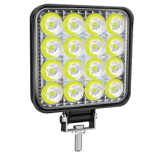 New Square 16 Light 48w Work Light Motorcycle Headlight Auxiliary Light Off-road Vehicle Modified Light 1