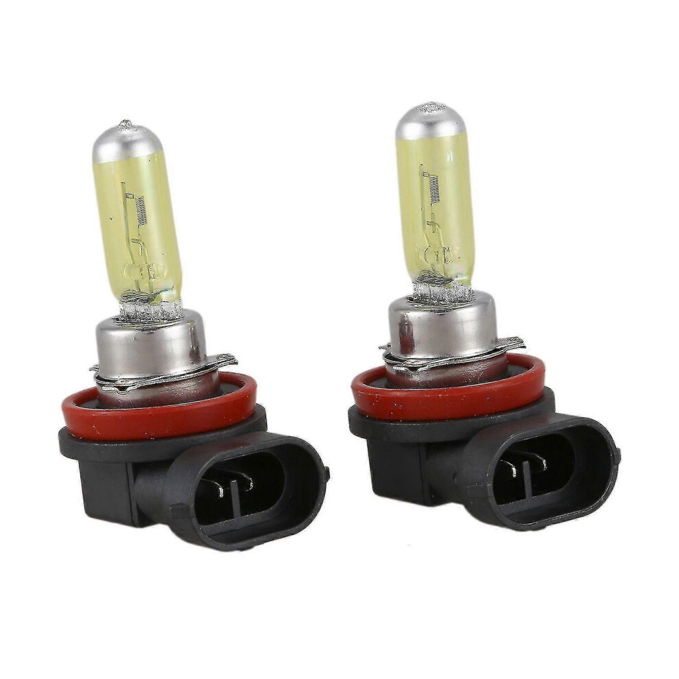 2 ampoules halogènes H11 55 W 3 000 K, jaune doré, pour phares antibrouillard (ws)