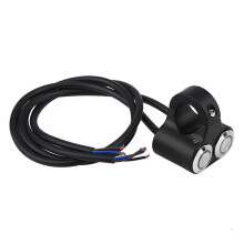 Interruptor de manillar de motocicleta de 7/8 pulgadas y 22 mm, luz de freno, luz antiniebla, encendido/apagado