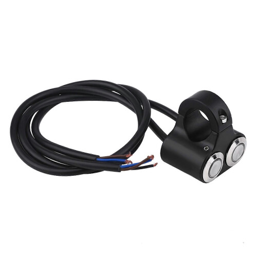 Interruptor de guidão de motocicleta de 7/8 polegadas e 22 mm, farol, freio, luz de neblina, liga/desliga