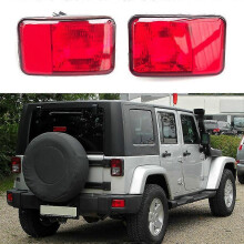 1 paar Auto Hinten Stoßstange Lampe Auto Nebel Lampe Schwanz Lampe 55078105AC Für Jeep Wrangler 2007-2018