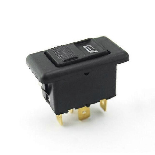 Autoknop Raamschakelaar Universele Auto Elektrische Raam Schakelaar 6 Pin 12V/24V Elektrische Power Control Window Switch Knop Push Cover Groen Licht Auto knop