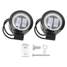 Luces de conducción para motocicletas, 20 W, 6500 K, LED antiniebla, DRL, focos auxiliares para camiones,