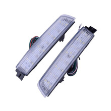 Reflector de luz LED de freno para parachoques trasero de coche, carcasa transparente para Juke// FX35