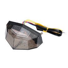 Motorrad modifizierte LED Rücklicht Warnrücklicht Rücklicht mit Bremsblinker