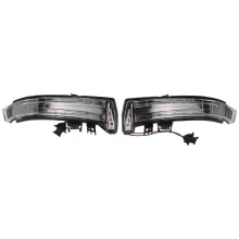 Pair For W204 W212 W221 Led Side Mirror Marker Turn Signal Light Lens 2129067401 2129067501