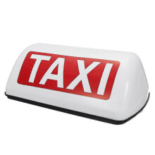 12 V wasserdichte Top Sign Magnetische Meter Cab Lampe Licht LED Taxi Signal Lampe - Weiß-cet