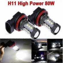 Packung mit 2 H11 H8 LED Nebelscheinwerfer Lampen Weiß Helles Licht DRL Lampen Tagfahrlicht High Power