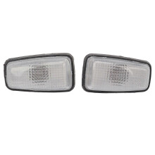 2Pcs Side LED Indicator Repeater Light 632567 Side Marker Repeater Light Replacement for Peugeot 106