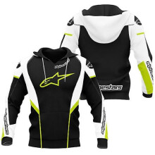 (M-grünes Raumschiff) F1 Gp Racing Team Kapuzenpullover für Herren und Damen, Frühlings- und Herbstmode,