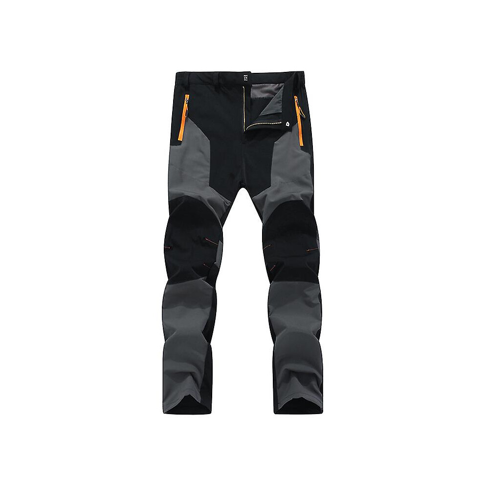 (5XL-gris foncé) Pantalon de randonnée et de camping pour homme, résistant à l'usure, séchage rapide,