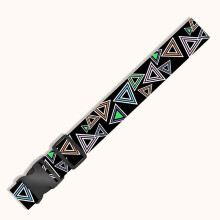 (Cor triangular) 1 peça de alças de bagagem com fivela de um clique da moda - alta qualidade, duráveis