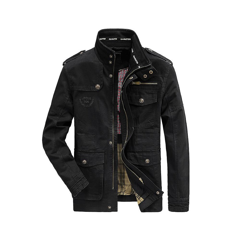 (L-noir) Veste élégante pour homme automne/hiver - Essentiel de garde-robe décontracté toutes saisons,