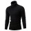 (M-schwarz) Herbst Winter Herren Rollkragenpullover Herren Strickpullover Rollkragen Strickpullover 1