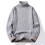 (XL-grau) Herbst Winter Herren Rollkragenpullover Herren Strickpullover Rollkragen Strickpullover Warm 1