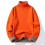 (XL-orange) Herbst Winter Herren Rollkragenpullover Herren Strickpullover Rollkragen Strickpullover 1