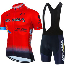 Camisa de ciclismo Astana Team Edition (Estilo XXXL 1): manga curta premium para MTB, ciclismo de estrada