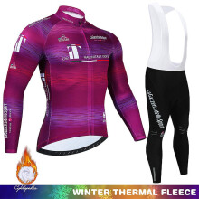 (Estilo P 14) Camisa de manga comprida Tour de France: quente, à prova de vento, 100% forrada com lã.