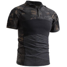 (XL-black cp)Professional Camo Training Suit: High-quality, Comfortable, Skin-friendly, Durable, Stain-resistant,