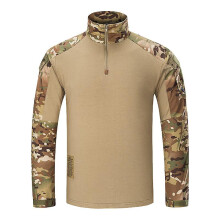 (XL-BQMC shirt-cp)Professionele camouflage-uitrusting: hoge kwaliteit, elastisch, comfortabel, anti-pilling,