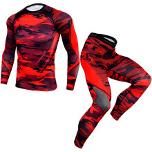 (L-style 171) Ensemble de vĂŞtements de sport de compression pour hommes, collants de gymnastique, vĂŞtements