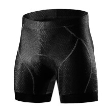 (Estilo L 5) Shorts de ciclismo premium com design de 4 agulhas e 6 fios, almofada de silicone espessada