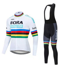 (XL-A12-blanco negro)Maillot de ciclismo de manga larga para mujer: cálido, resistente al viento, de