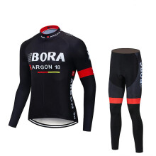 (2XL-A1-rojo) Maillot de ciclismo de manga larga para mujer: cálido, resistente al viento, de alta calidad,