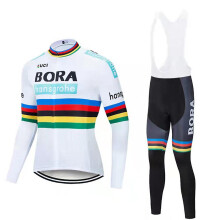 (2XL-A11-blanco) Maillot de ciclismo de manga larga para mujer: cálido, resistente al viento, de alta