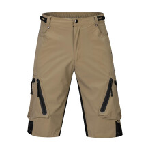 (2XL-cáqui) Shorts de ciclismo masculino de alta qualidade, confortáveis e respiráveis para uso ao ar
