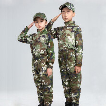 (170-verde) Conjunto de roupas de caça, uniforme militar tático do exército, para crianças, trajes de